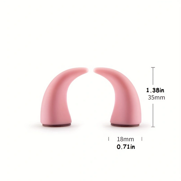 Dimensions précises des cornes décoratives roses pour voiture