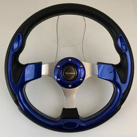 volant sport universel bleu