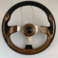 volant sport universel marron