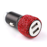 adaptateur usb pour voiture rouge