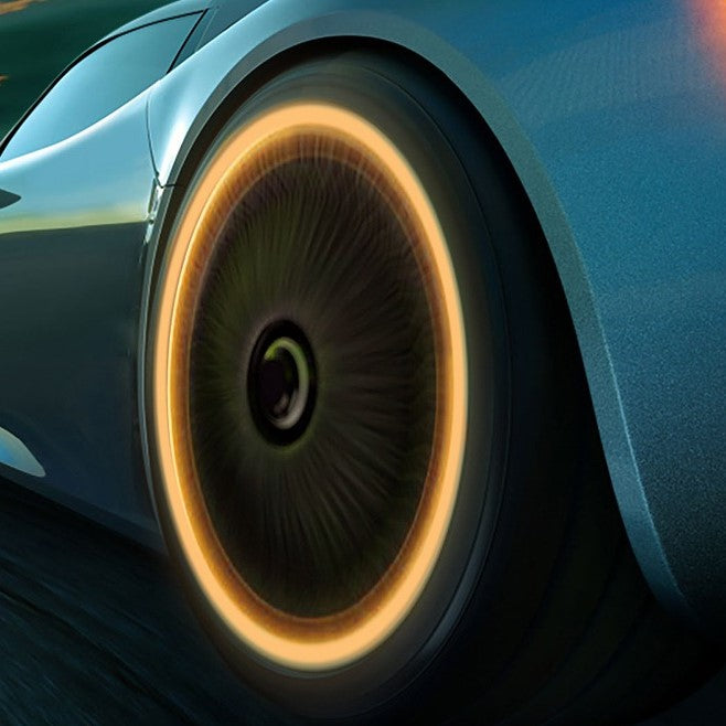 Bouchon de Valve de pneu de voiture, 4 pièces, flambant neuf et de bonne  qualité, vert Fluorescent pour voitures, suv, 100%