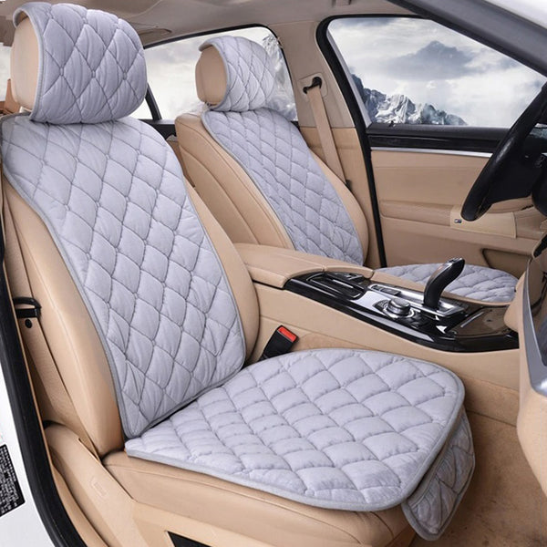 couvre siège auto pour femme gris