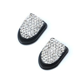 crochet voiture blanc diamant