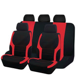 housse pour voiture noir et rouge