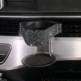 porte gobelet voiture diamant noir