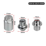 Dimensions précises des écrous antivol Toyota et Lexus, filetage M12 x 1.5 hauteur 33mm