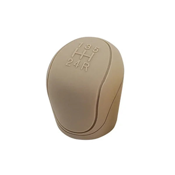 housse pommeau de vitesse silicone beige 5 vitesses