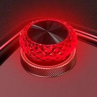 Mini lumière d'ambiance USB rouge illuminant l'intérieur d'une voiture