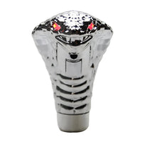 pommeau cobra led vue frontale yeux rouge