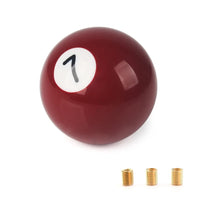 pommeau vitesse boule billard rouge