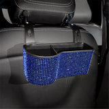 accessoire voiture porte gobelet strass bleu