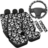 accessoires pour voiture motif pattes de chien