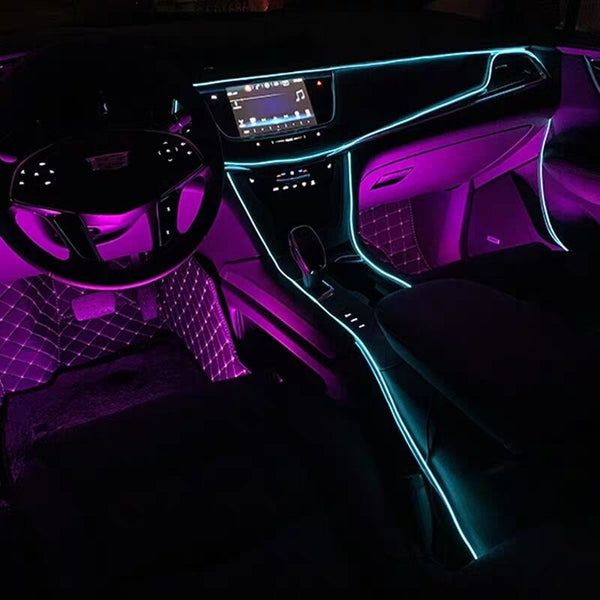 L'atmosphère de l'intérieur de lumière LED de voiture de