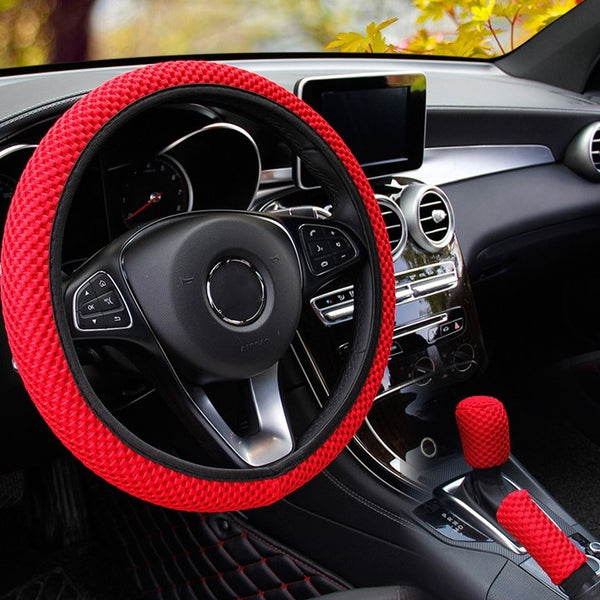 couvre volant golf 7 rouge