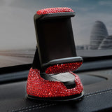 support téléphone voiture strass